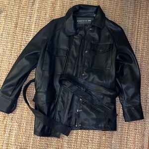 Vegan leather jacket